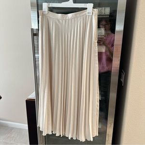 Mango Pleated Midi Skirt